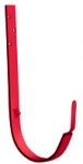 Крюк длинный желоба МП красный RAL 3011