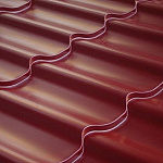 Металлочерепица NORMAN RAL3005 (вишня) 0,5