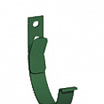 Крюк короткий желоба МП зелёный RAL 6005